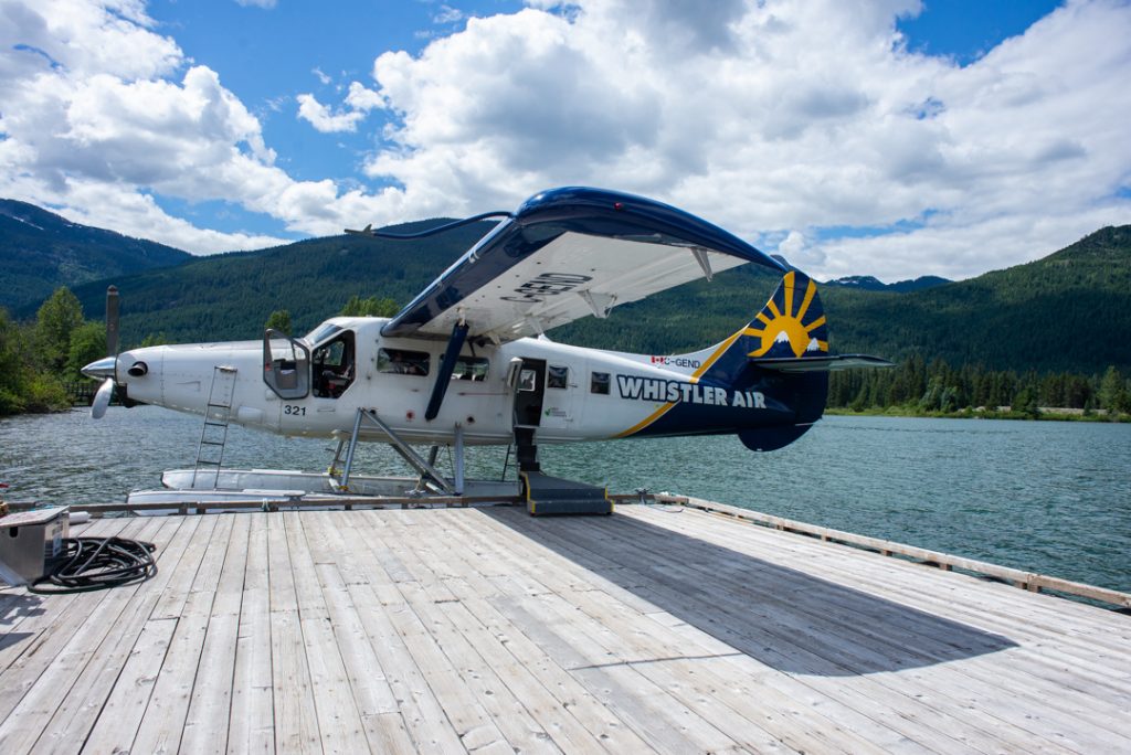 Seaplane ride in vancouver