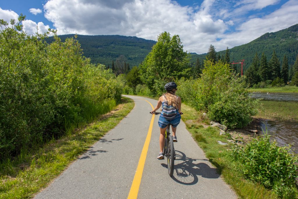 Mountain Bike Riding in Whistler in Summer