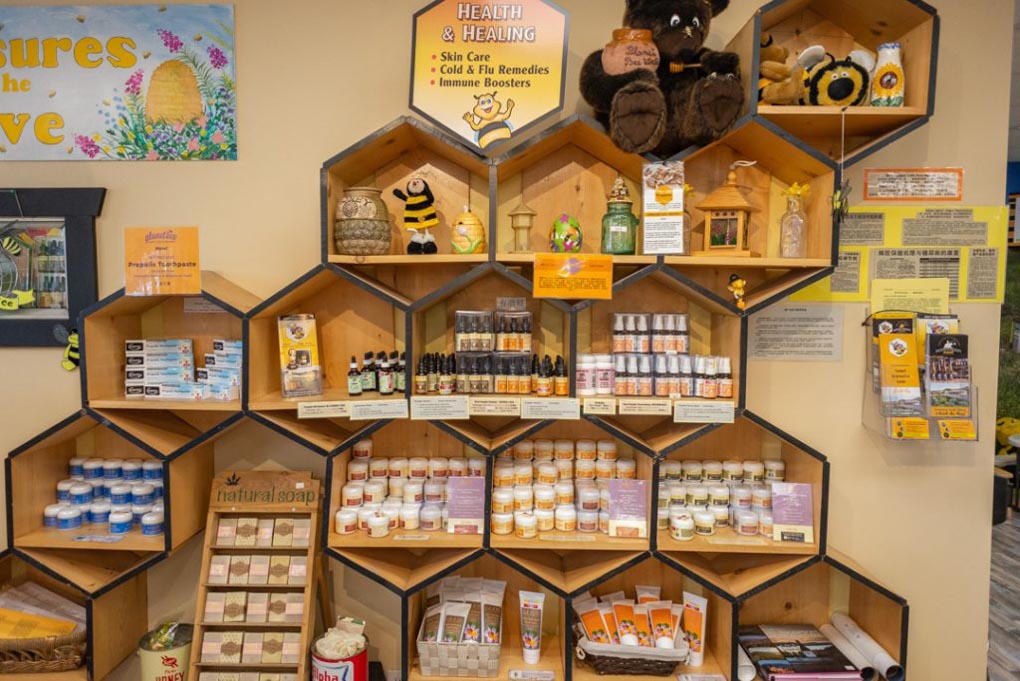 Planet B honey in Vernon BC, Canada