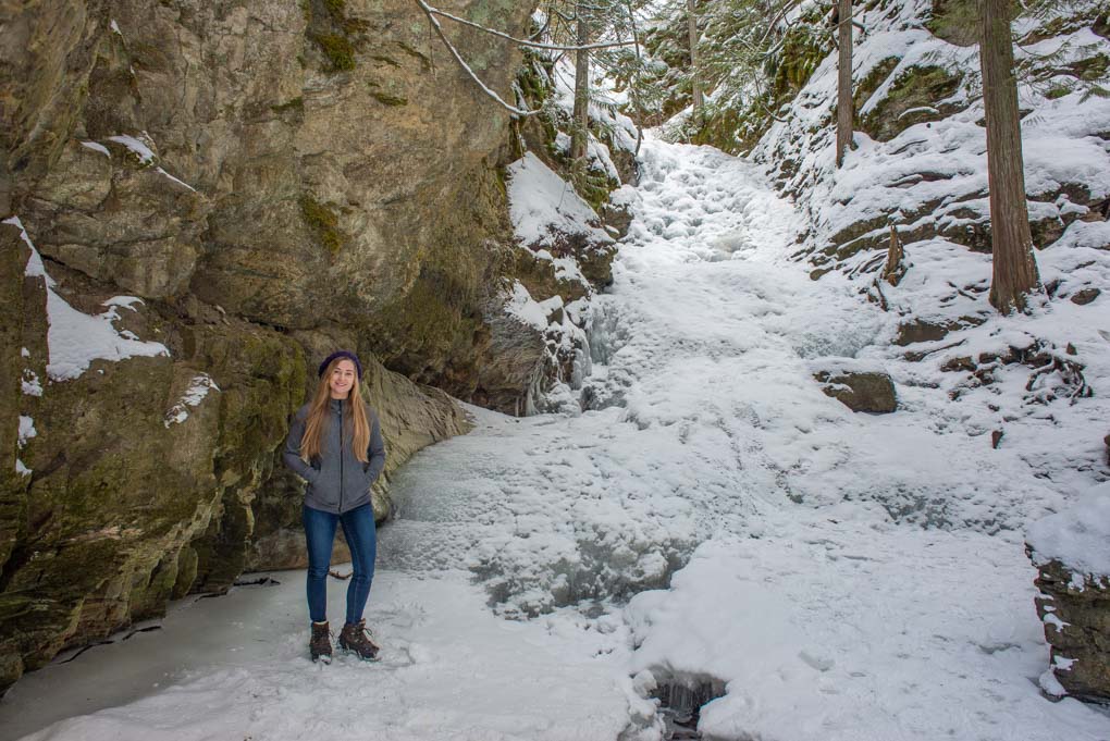 BX Falls, Vernon in winter