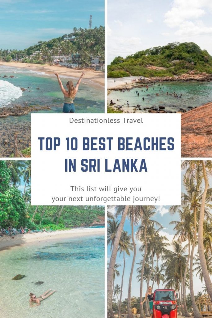 Best beaches in Sri Lanka Pin