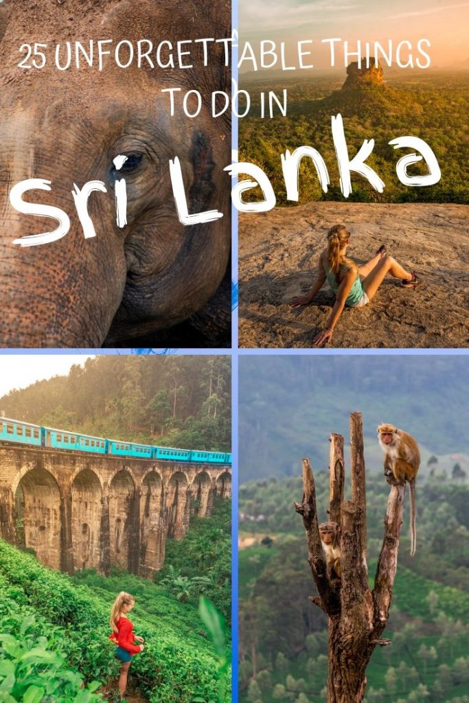Things to do in Sri Lanka Pin