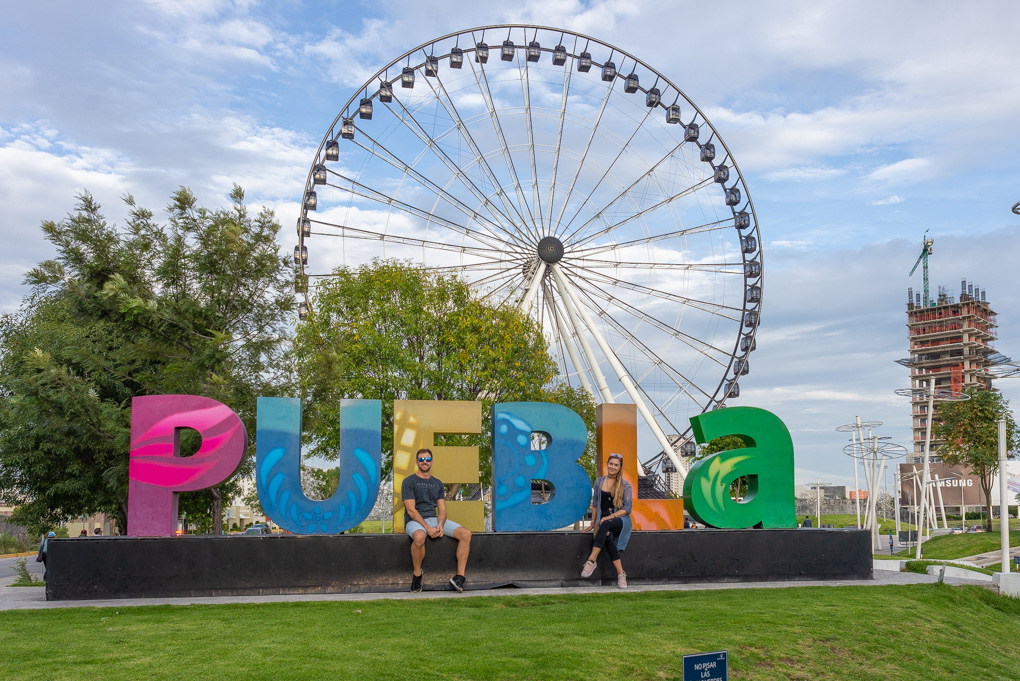 Estrella de Puebla, the Ferris wheel of Puebla, Mexico
