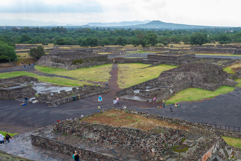 Cantona Ruins near Puebla Mexico