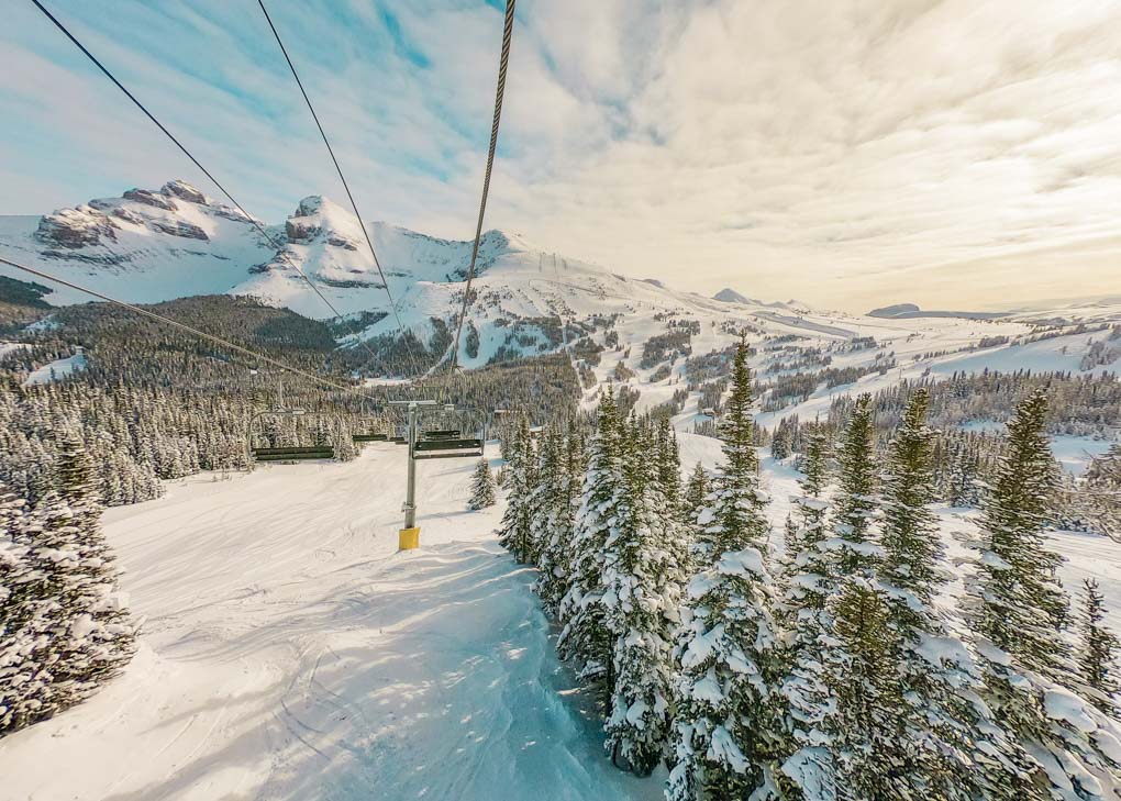 Sunshine Ski resort in Banff national Park