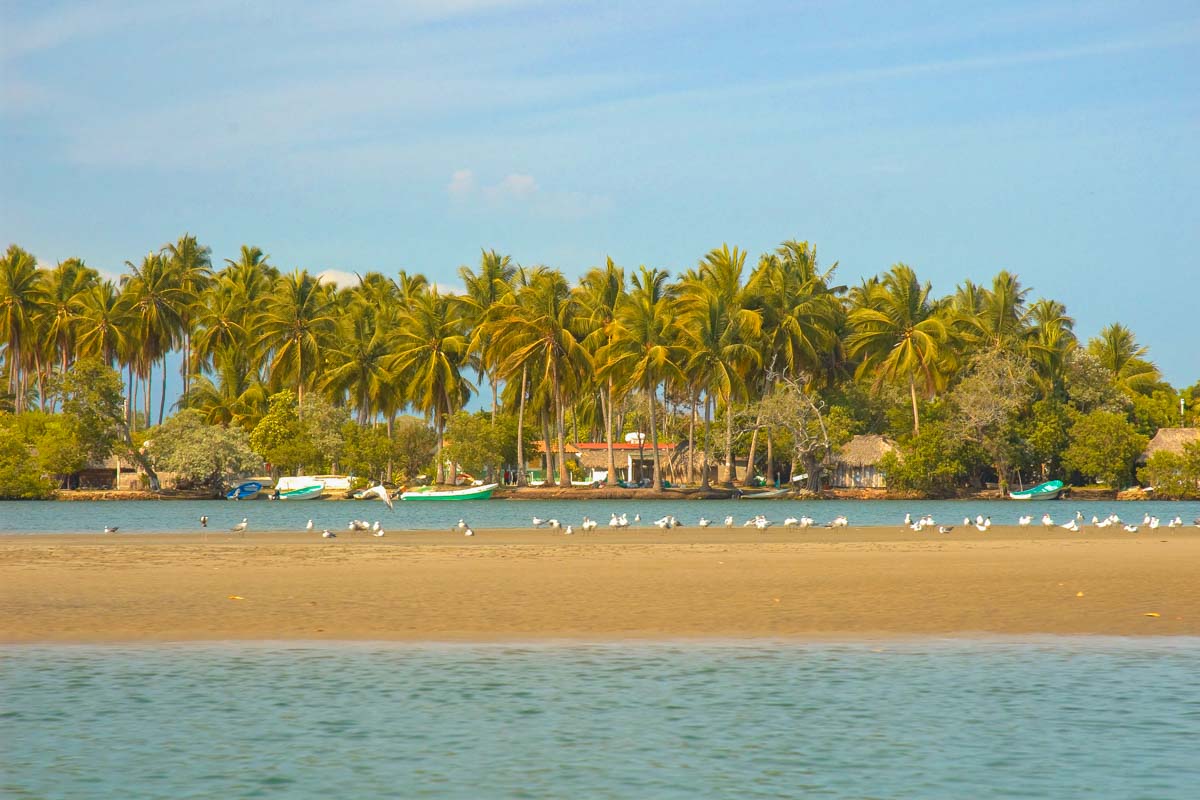 View of Chacahua from the water