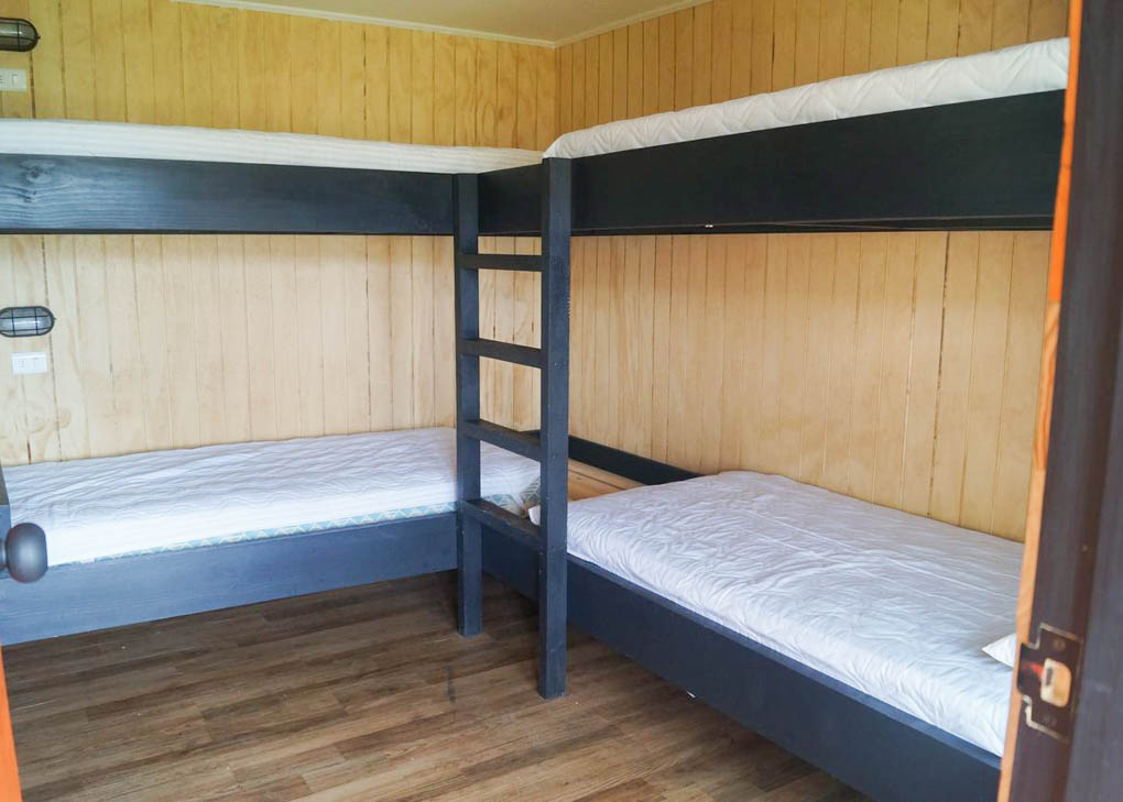 The dorm rooms at Goiien House