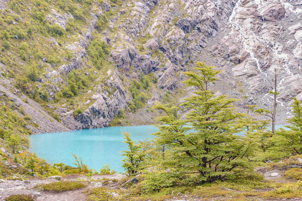 Glacier Huemul viewpoint