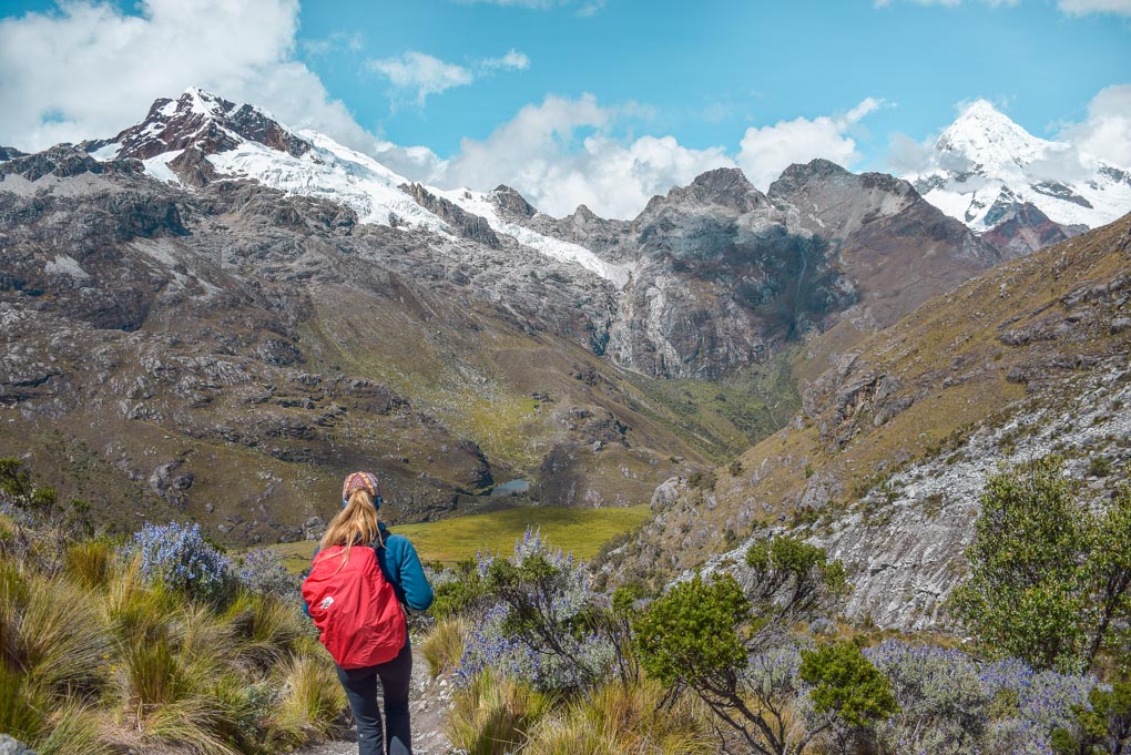Hiking on the Laguna 69 Trek Huaraz, Peru