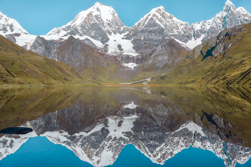 Mountains reflections on the Huayhuash Trek