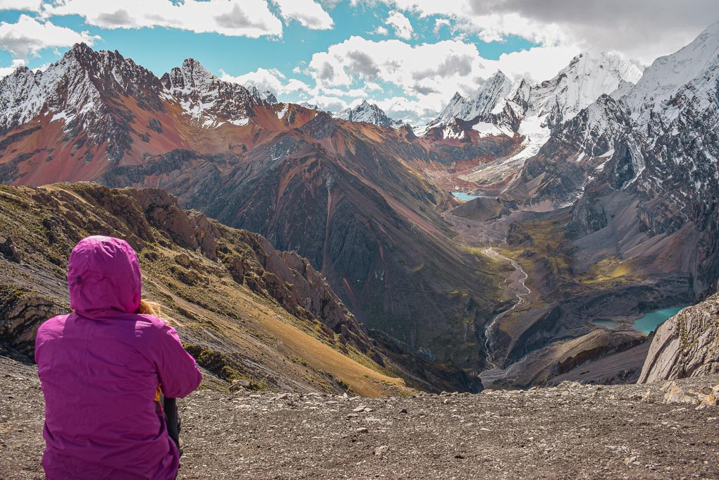Santa Rosa Pass for a panoramic view on the Huayhuash