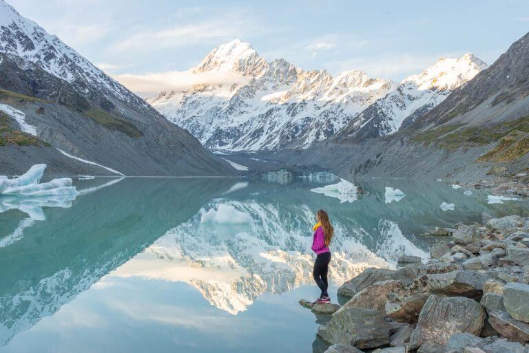 Hooker Valley track, New Zealand