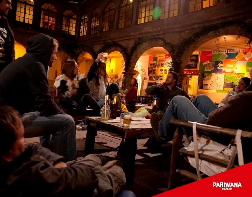 pariwana hostel in cusco outdoor coutryard