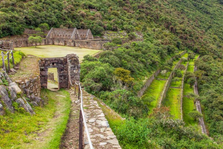 Choquequirao ruins just outside of Cusco, Peru