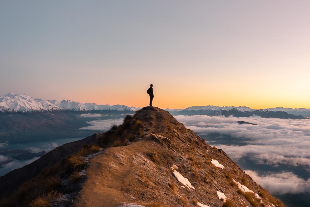 The Famous instagram spot on Roy's Peak, Wanaka