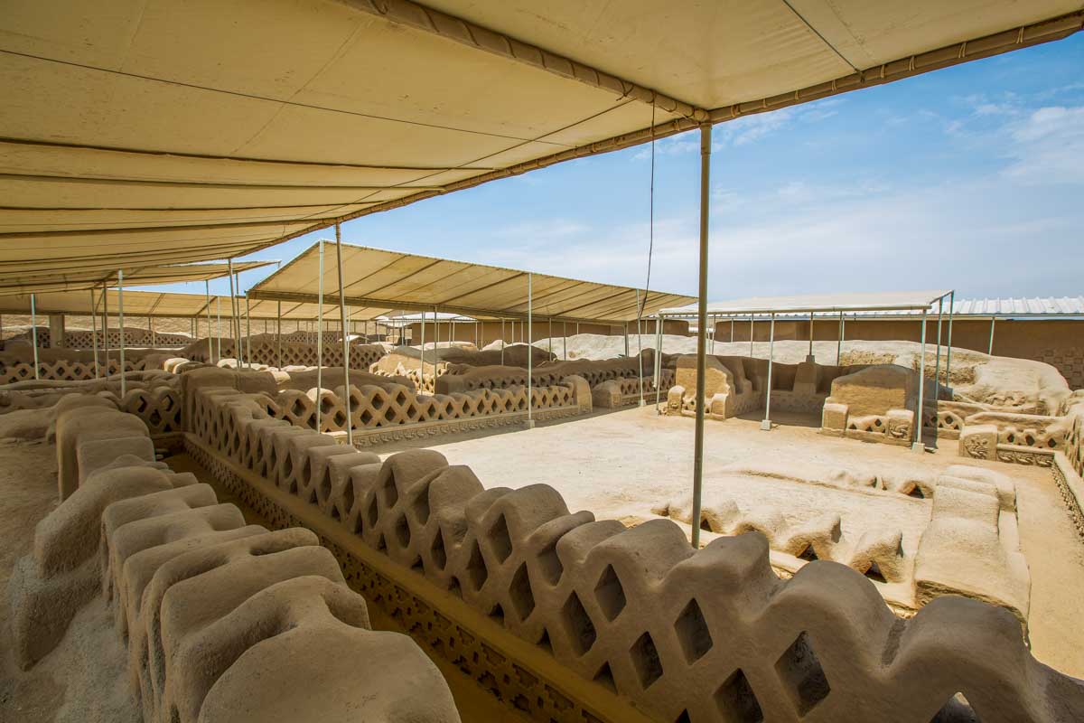 the city of Chan Chan in Peru