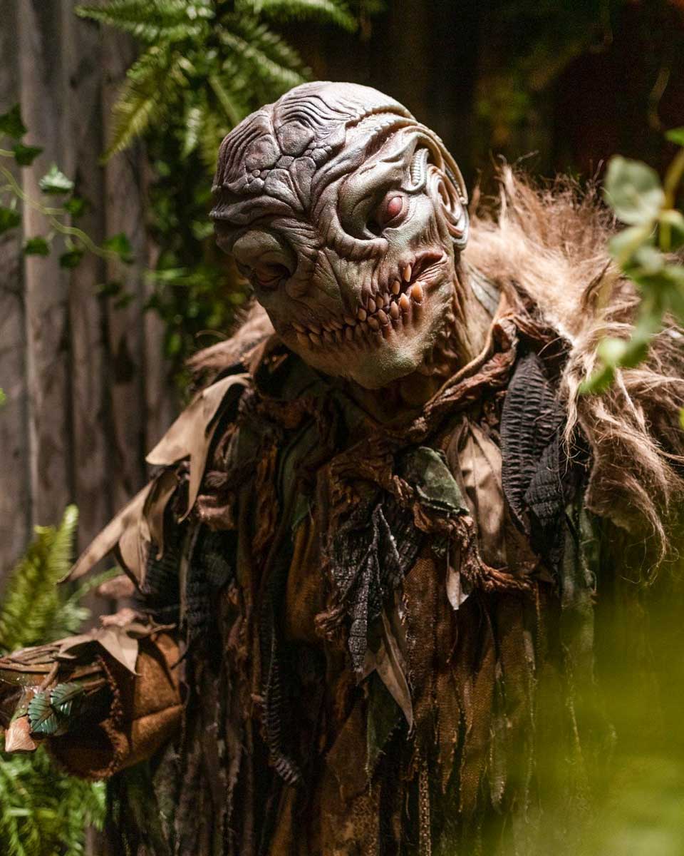 A scary display at Wētā Workshop Unleashed in Auckland