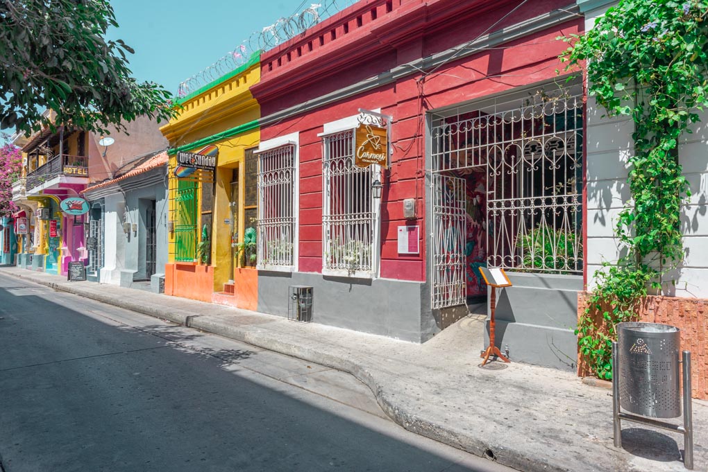 The historical center of Santa Marta