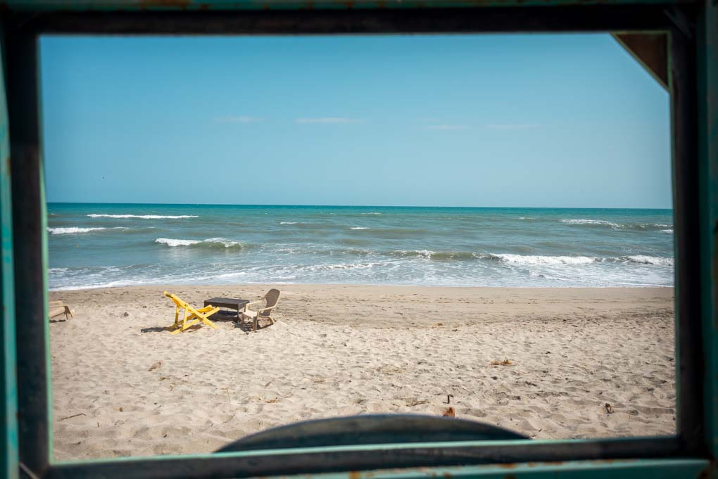 A photo of the ocean at Costeño Beach, Colombia