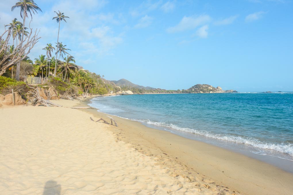 La Piscina Beach in the morning when no one else is around.