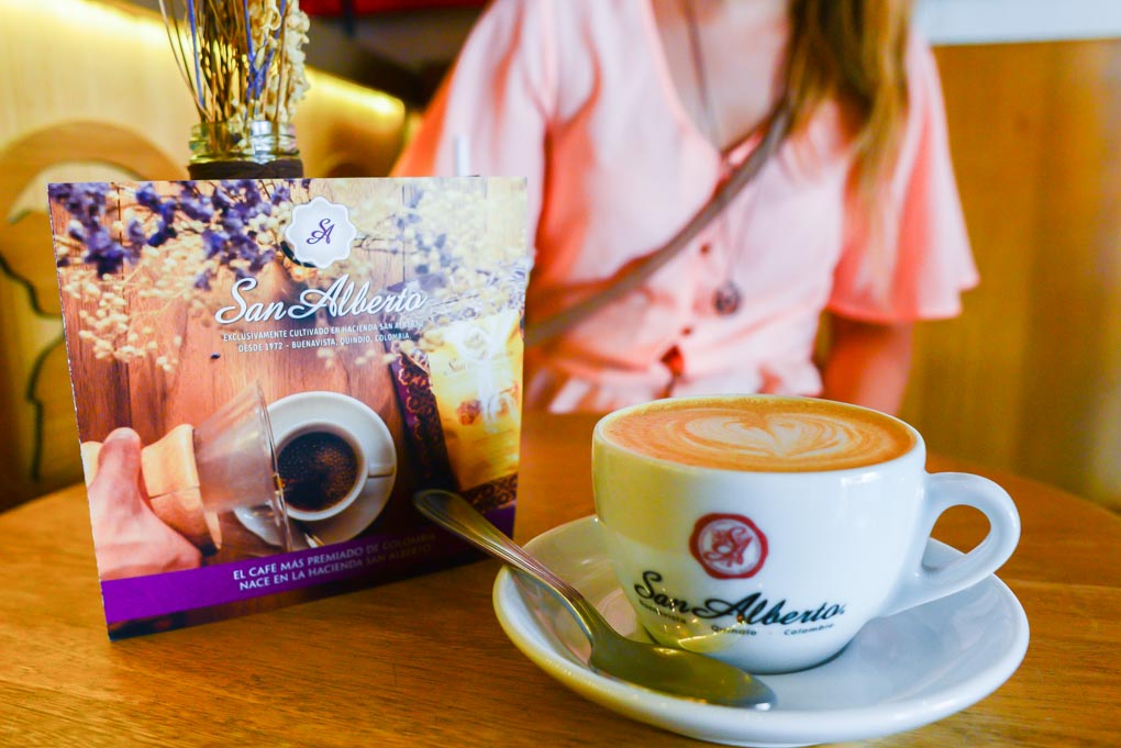 San Alberto coffee in Cartagena, Colombia