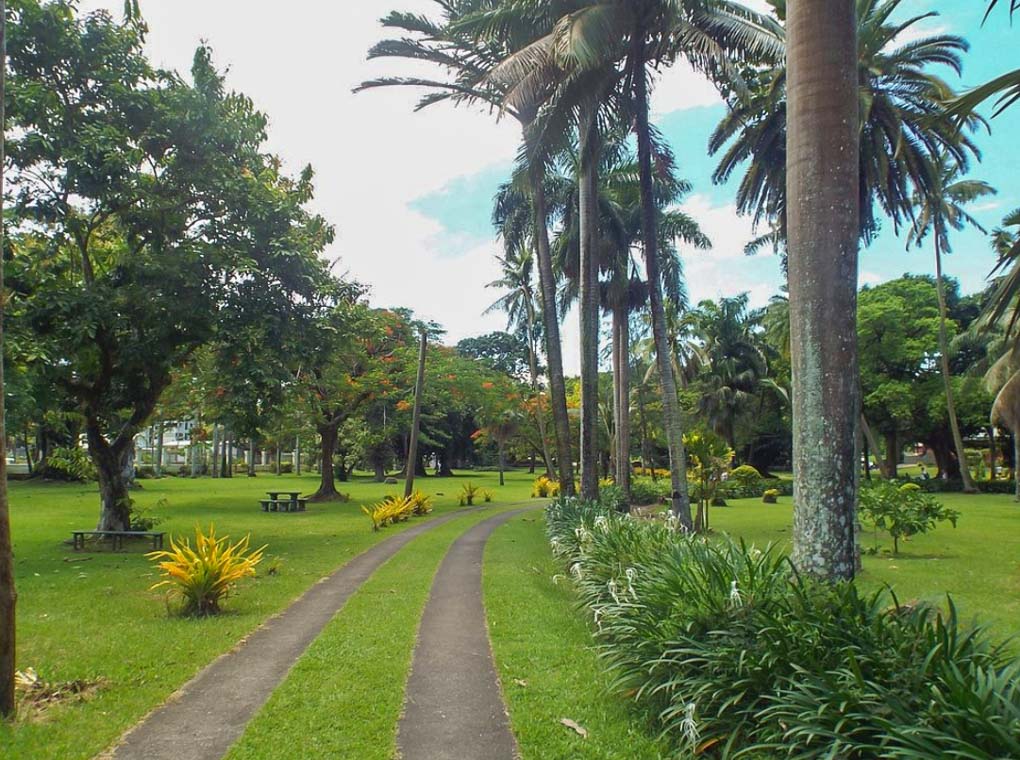 thurston botanic garden in Suva, Fiji