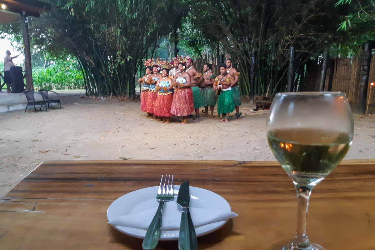 dancers at the Fiji Culture Village in Nadi