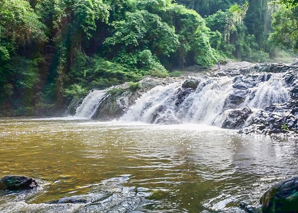 Valencia Brooks Waterfall near Costeño Beach, Colombia