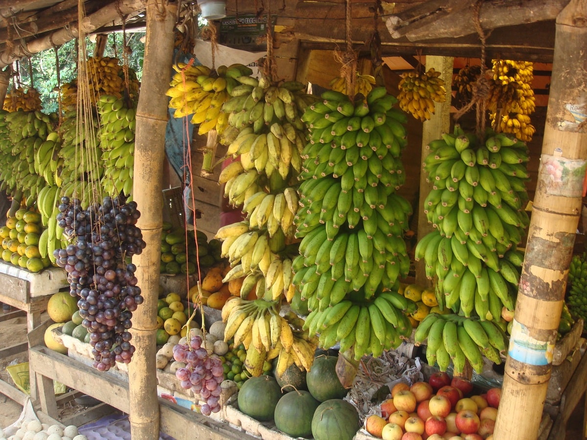 A stand at the Nadi Produce Market