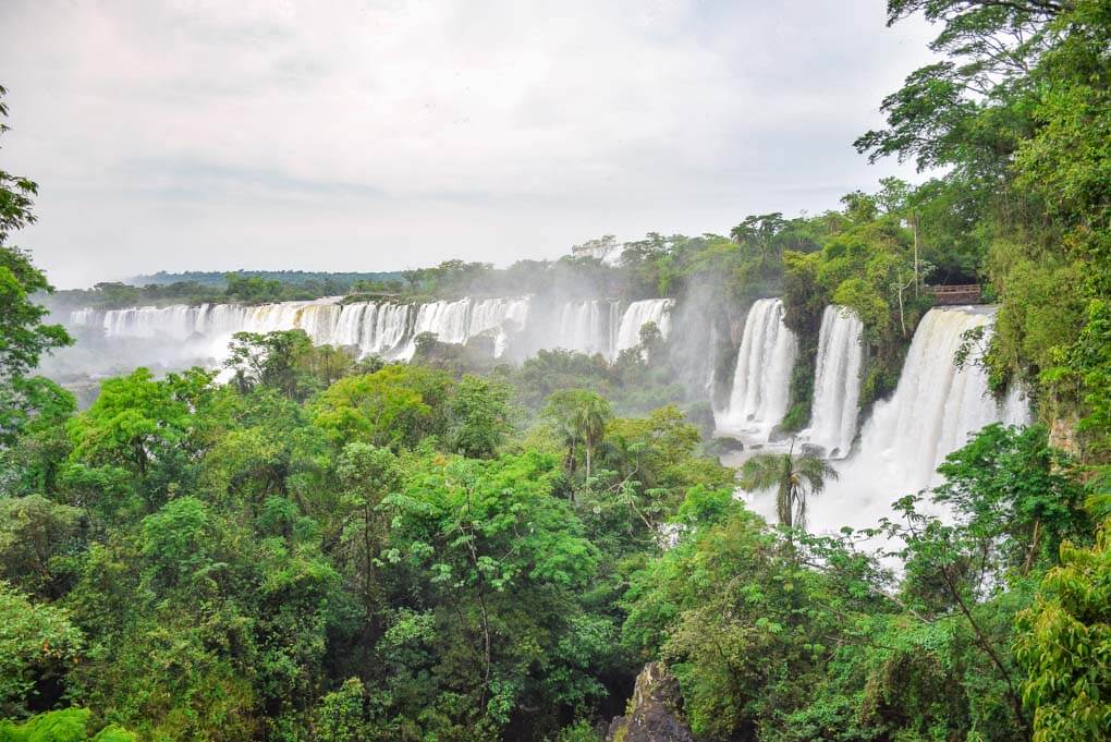 More of the waterfalls at Iguazu Falls, Brazil