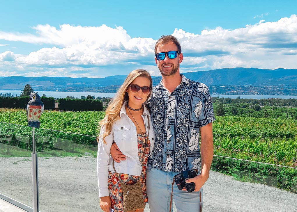 Bailey and Daniel at Tantalus Vineyards