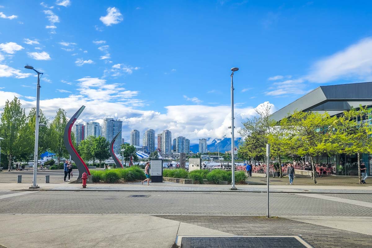 Waterfront area of Olympic Village