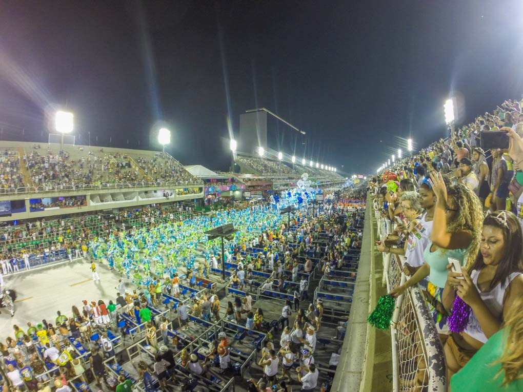 The Sambadrome in Rio de Janeiro, Brazil