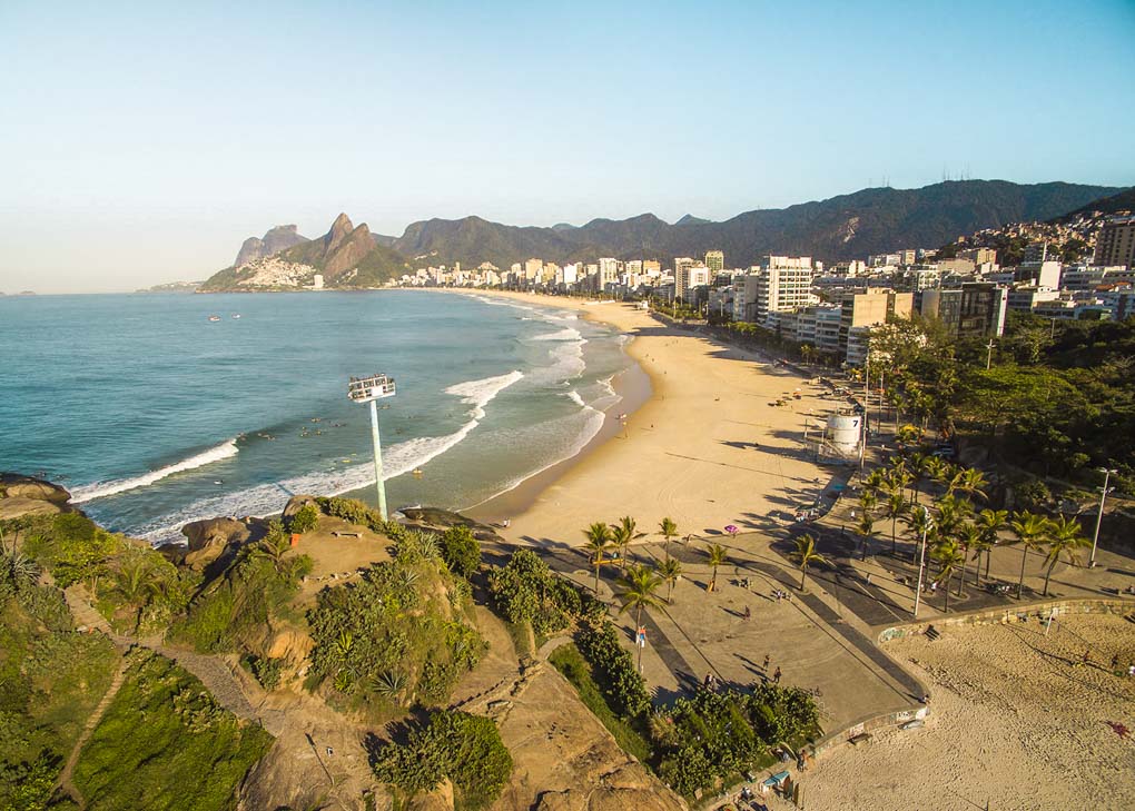 The views from Arpoador rock in Rio