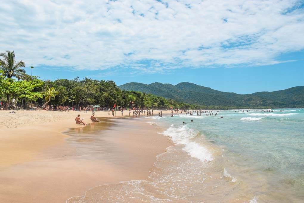 Lopes Mendes Beach on Ilha Grande, Brazil