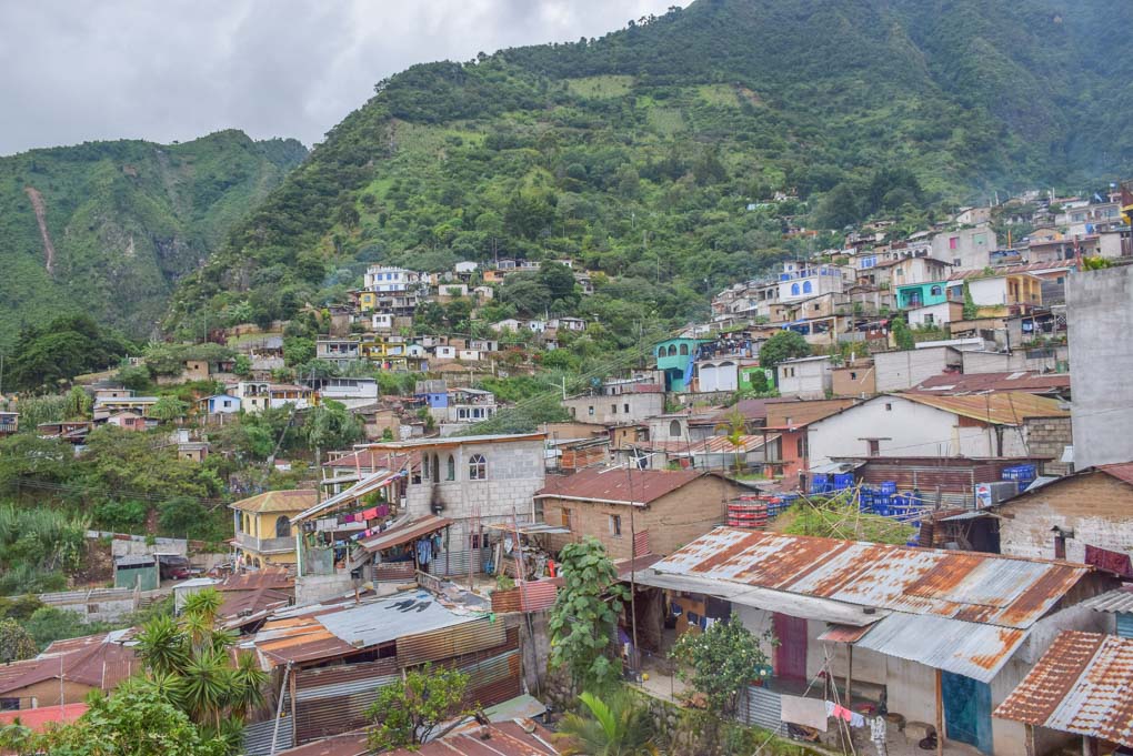 San antonio palopo village on Lake Atitlan, Guatemala