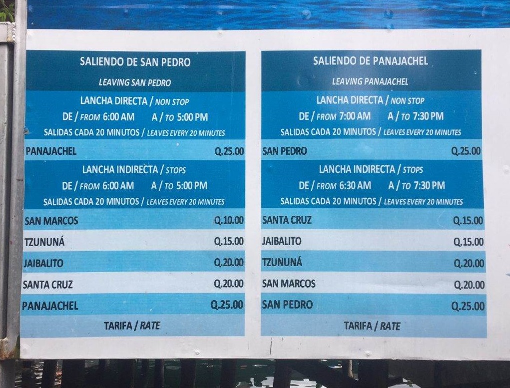 lake atitlan ferry schedule