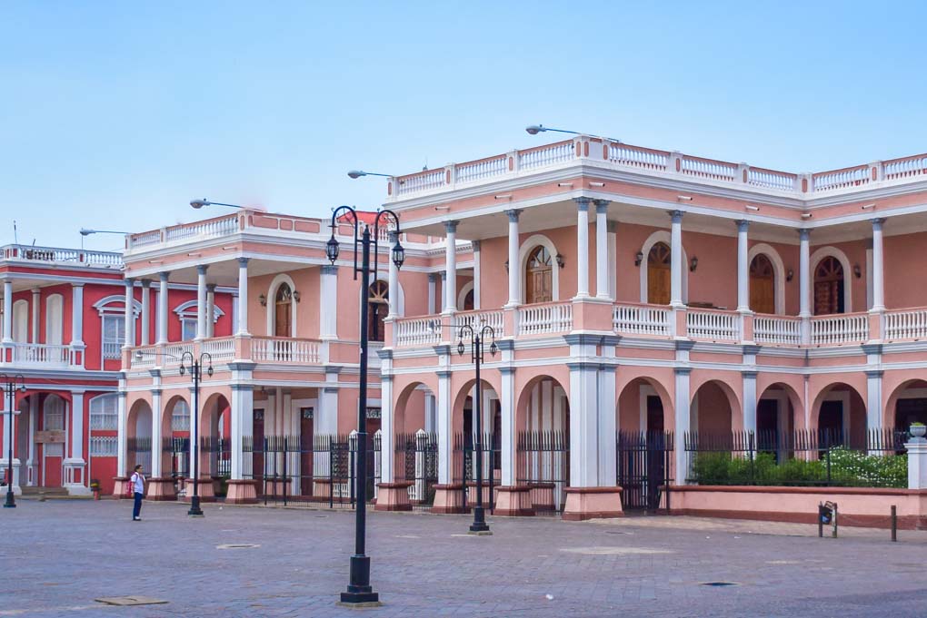 Colonial buildings in Granada