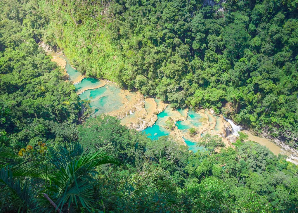 Semuc Champey from the viewpoint