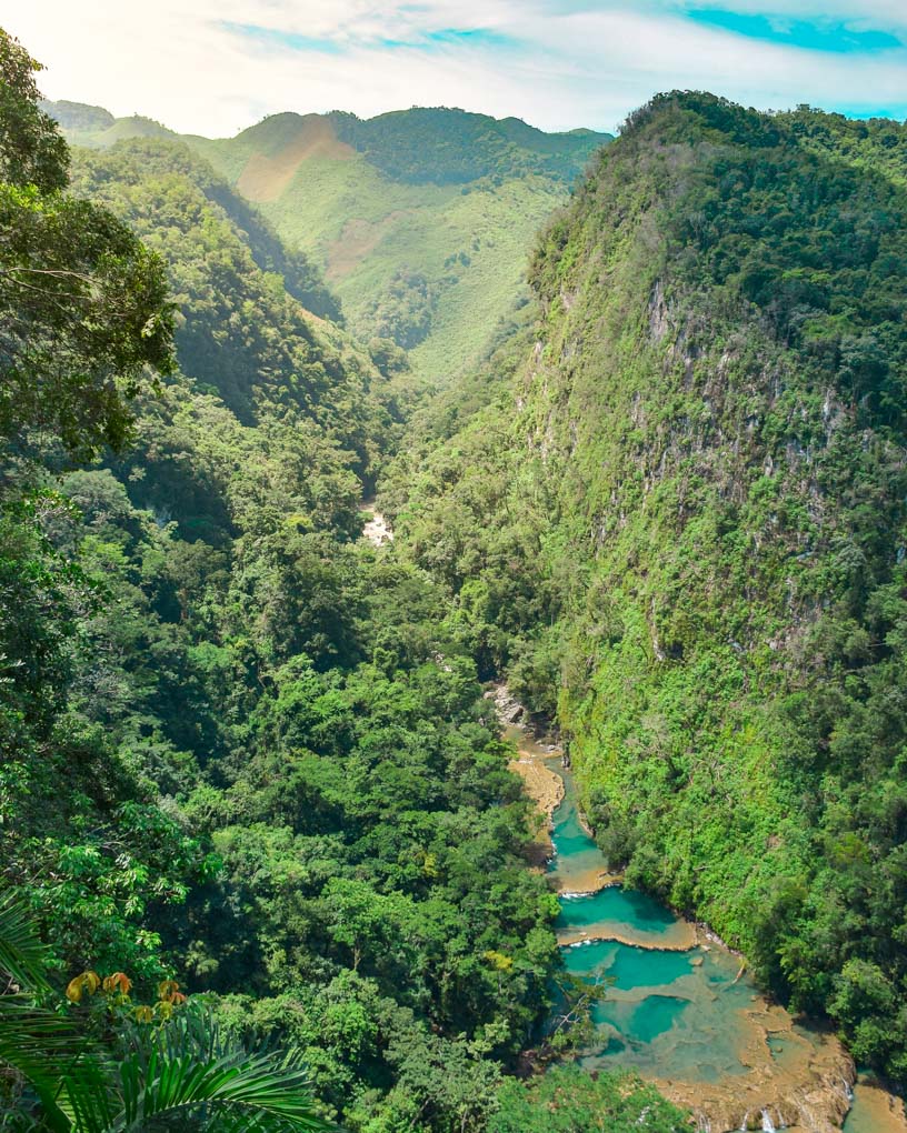 The mirador at Semuc Champey, Guatemala