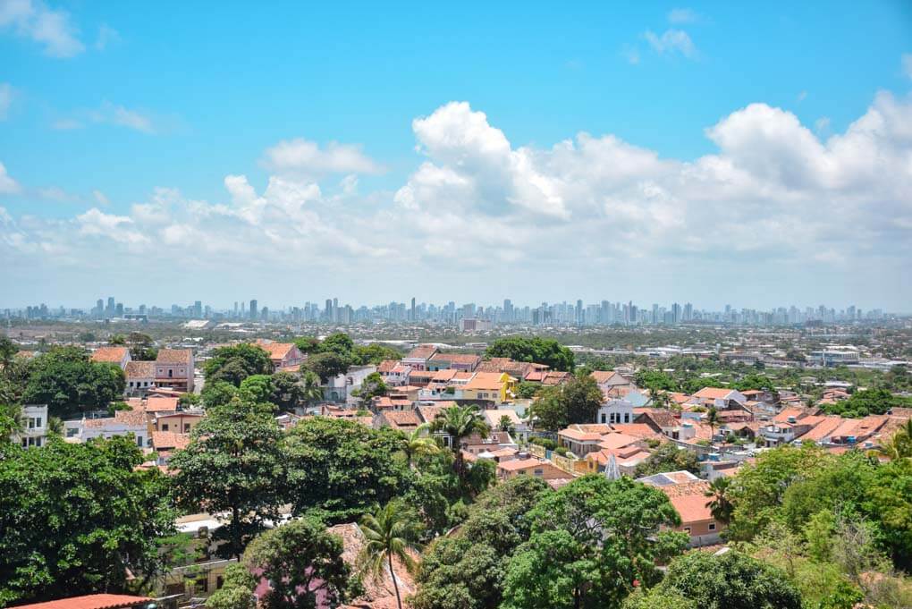 Alto Se viewpoint in Olinda, Brazil near Recife