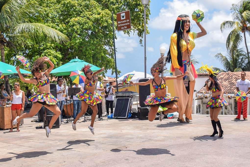 dancers for Canirval in Olinda, Brazil