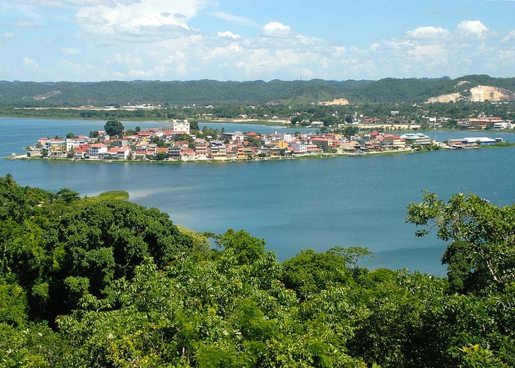 Views of Flores from El Mirador Del Rey Canek