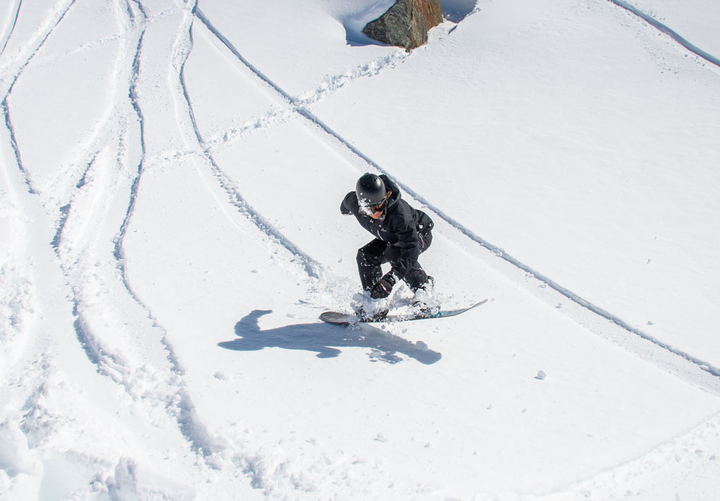 Snowboarding in Jasper
