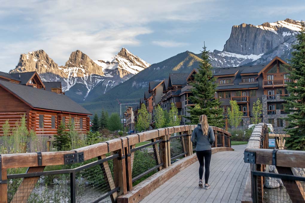 The Policeman’s Creek Boardwalk in Canmore