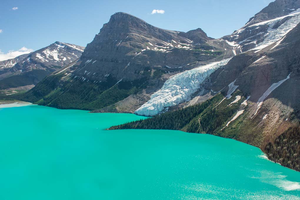 A helicopter ride above Mt Robson Provincial Park