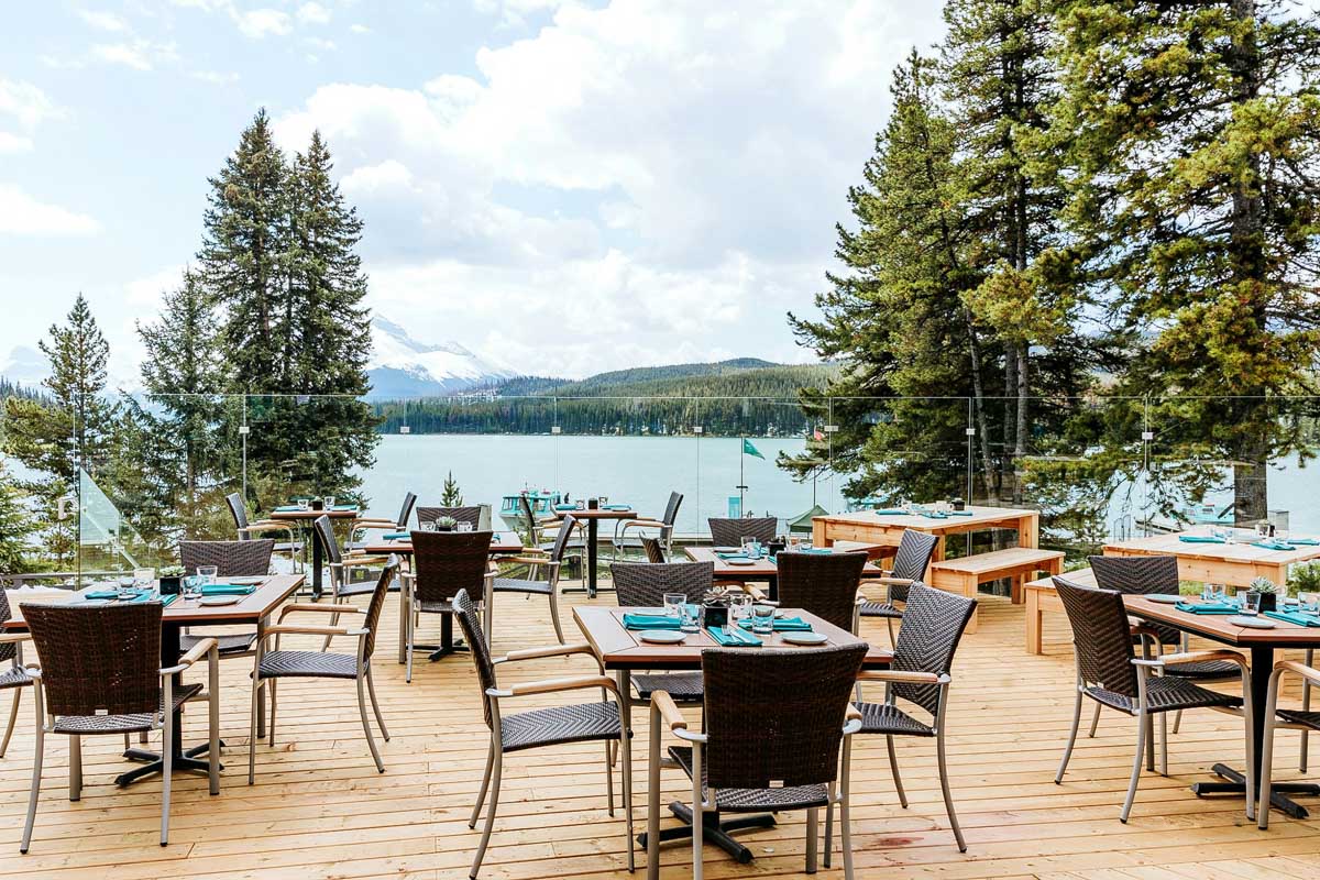 The View at Maligne Lake