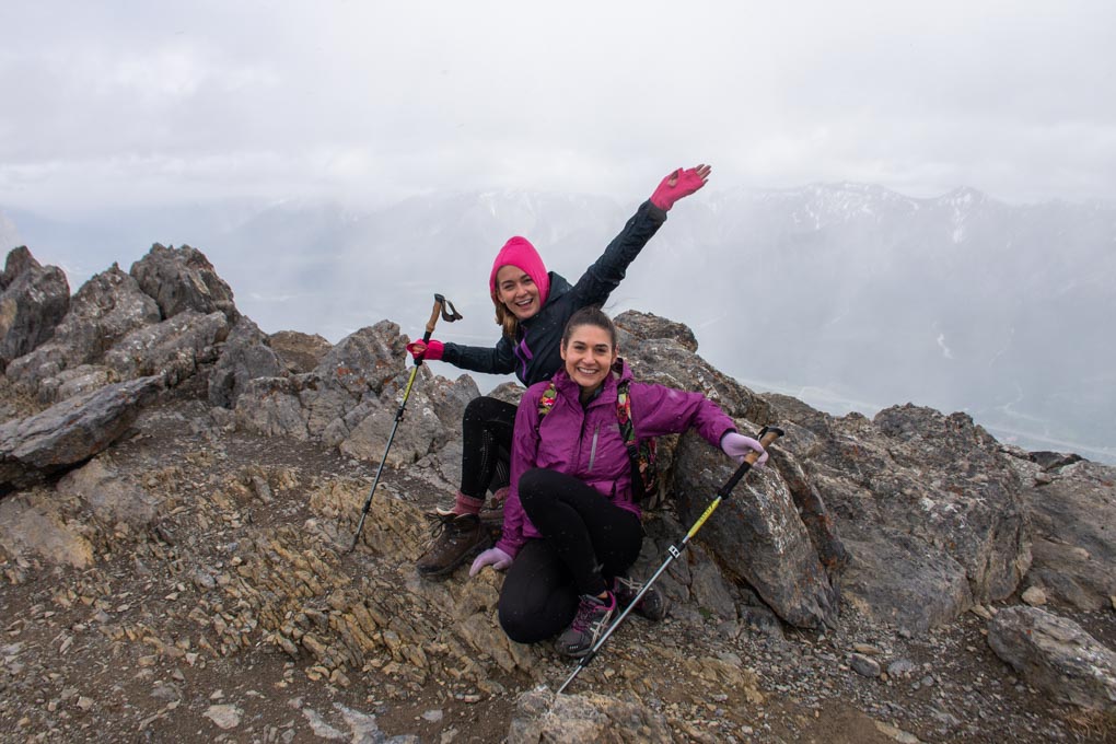 The summit of Ha Ling Peak