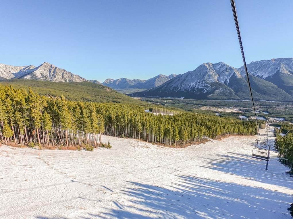 The Nakiska Ski Field near Canmore Alberta