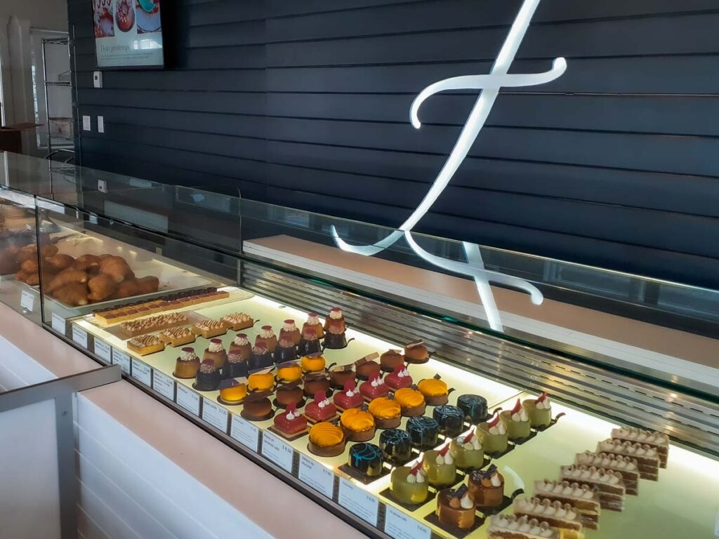 desserts at Le Fournil Bakery in Canmore, AB